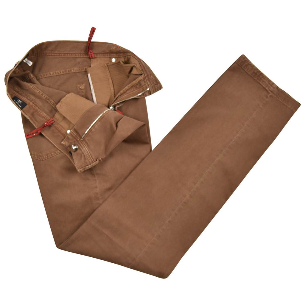 KITON Brown Cotton Cashmere Ea Pants