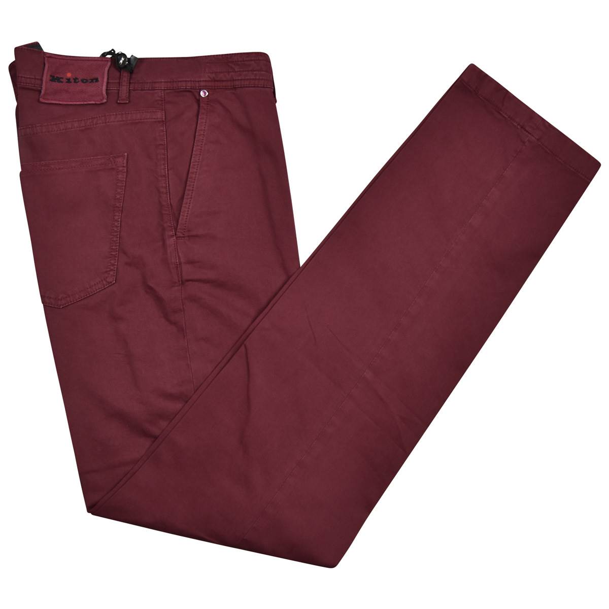 KITON Red Cotton Ea Jeans