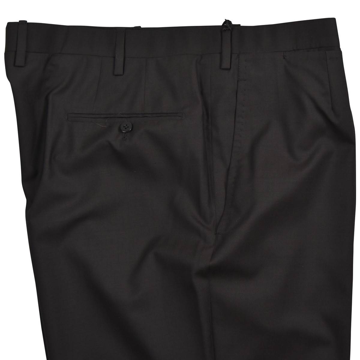 KITON Dark Blue Wool Dress Pants