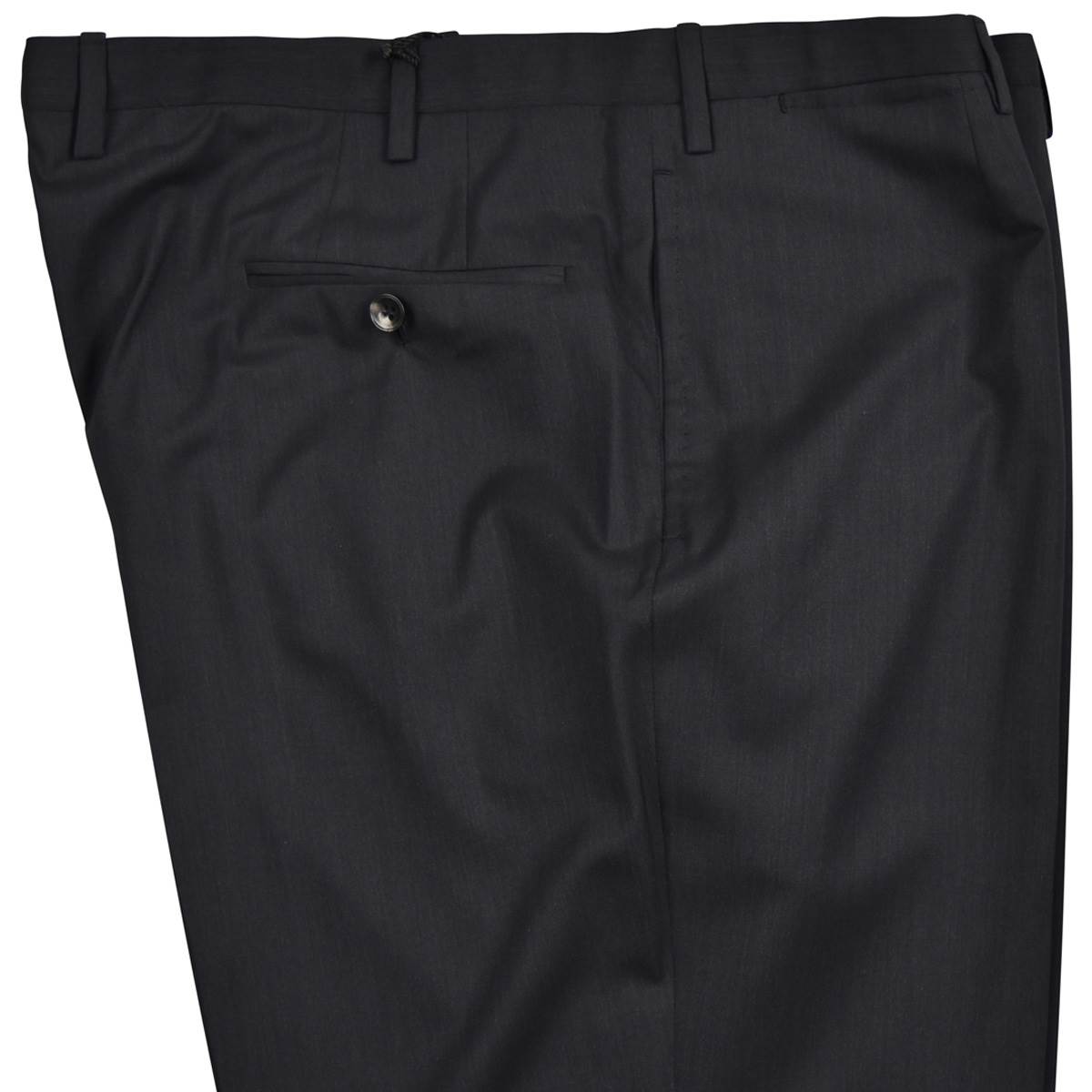 KITON Gray Wool Dress Pants