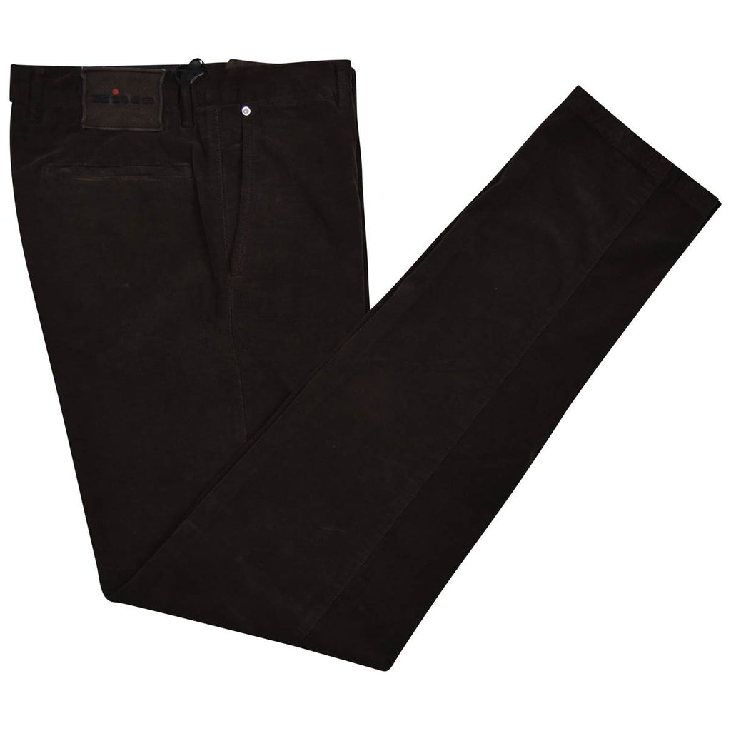 Kiton KITON Brown Cotton Ea Pants Brown 000