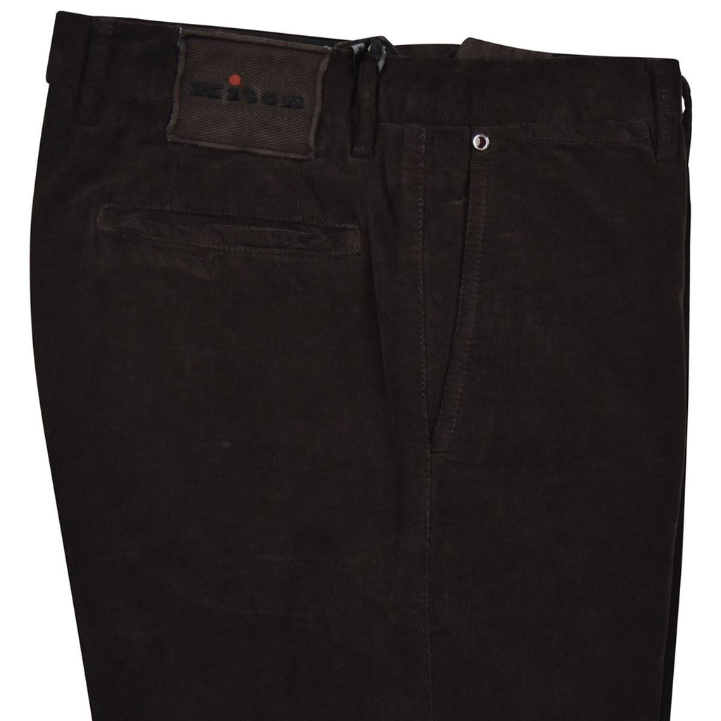 KITON Brown Cotton Ea Pants