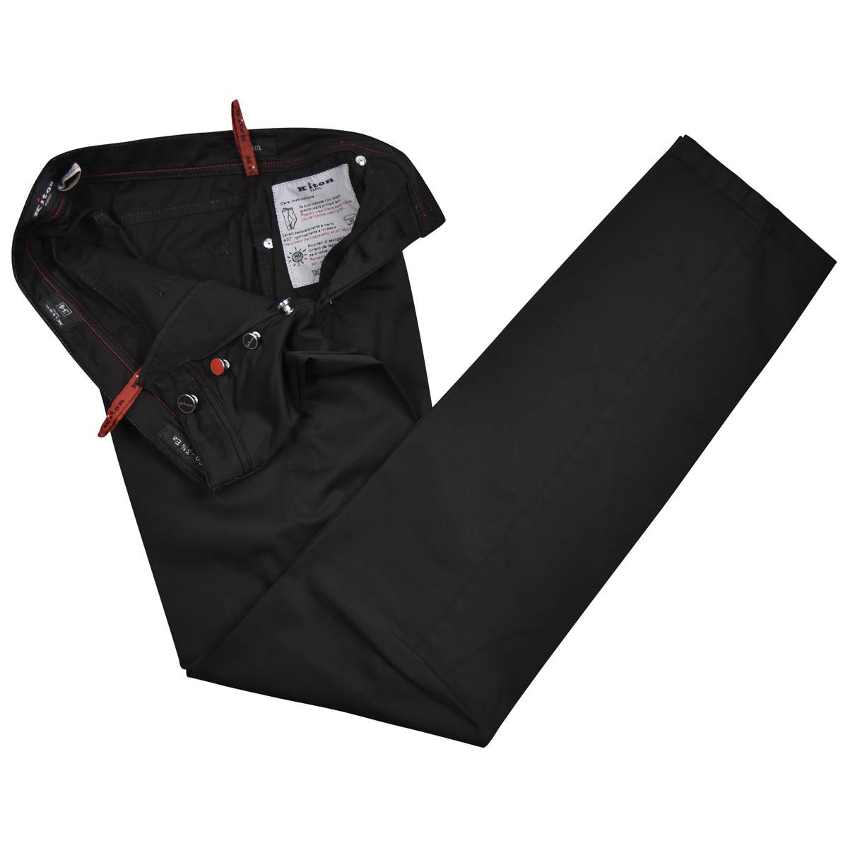 Kiton KITON Black Cotton Ea Jeans Black 001