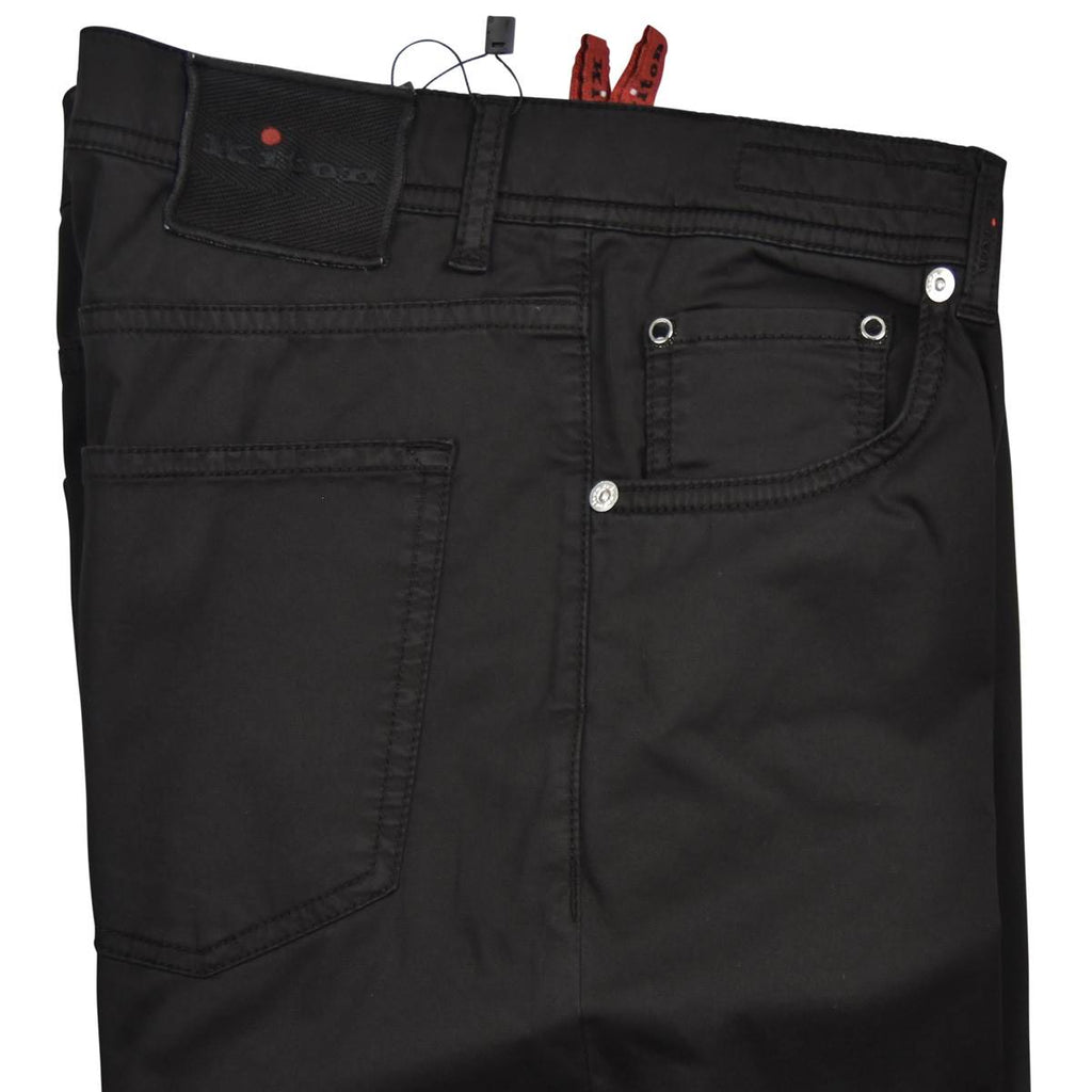 KITON Black Cotton Ea Jeans