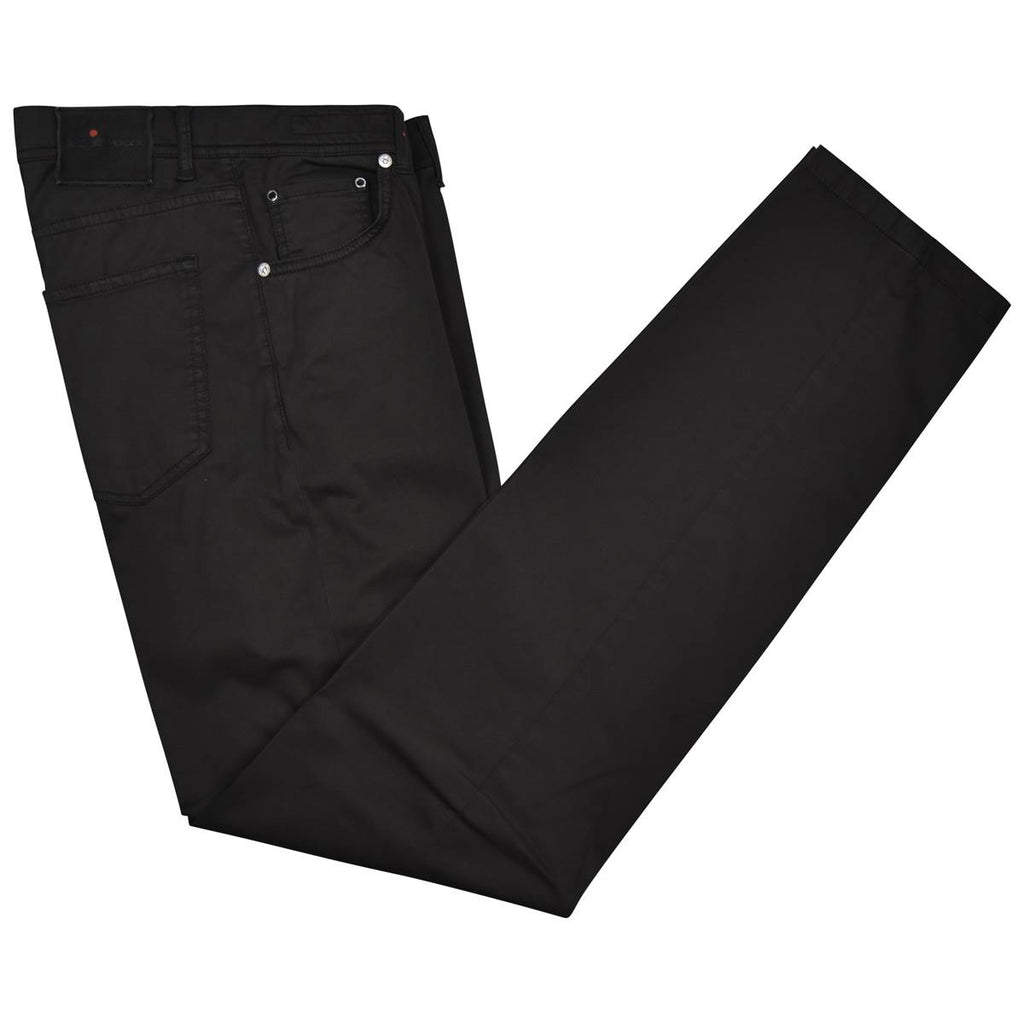 KITON Black Cotton Ea Jeans