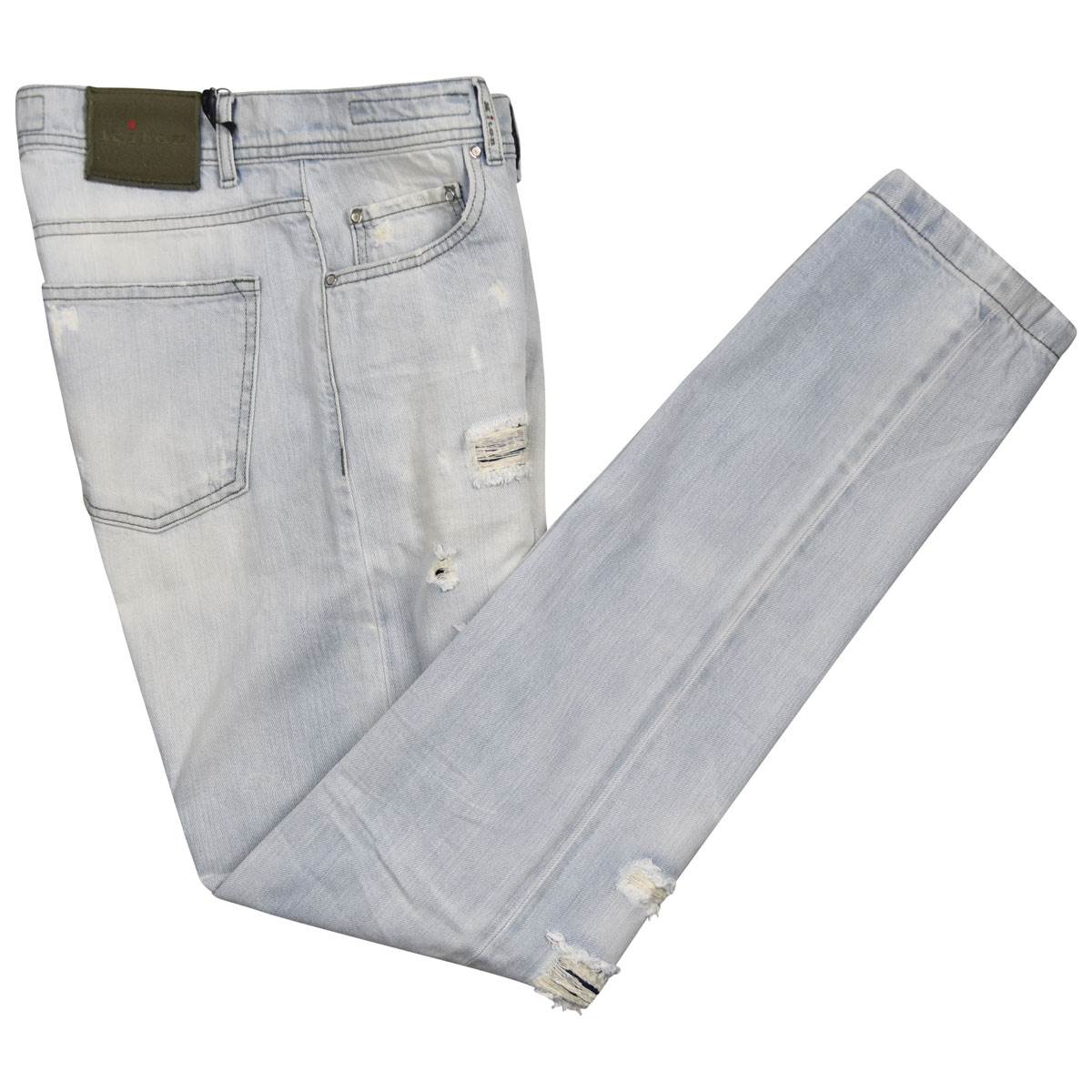 Kiton KITON Light Blue Cotton Jeans Limited Edition 22 of 70 Light Blue 000