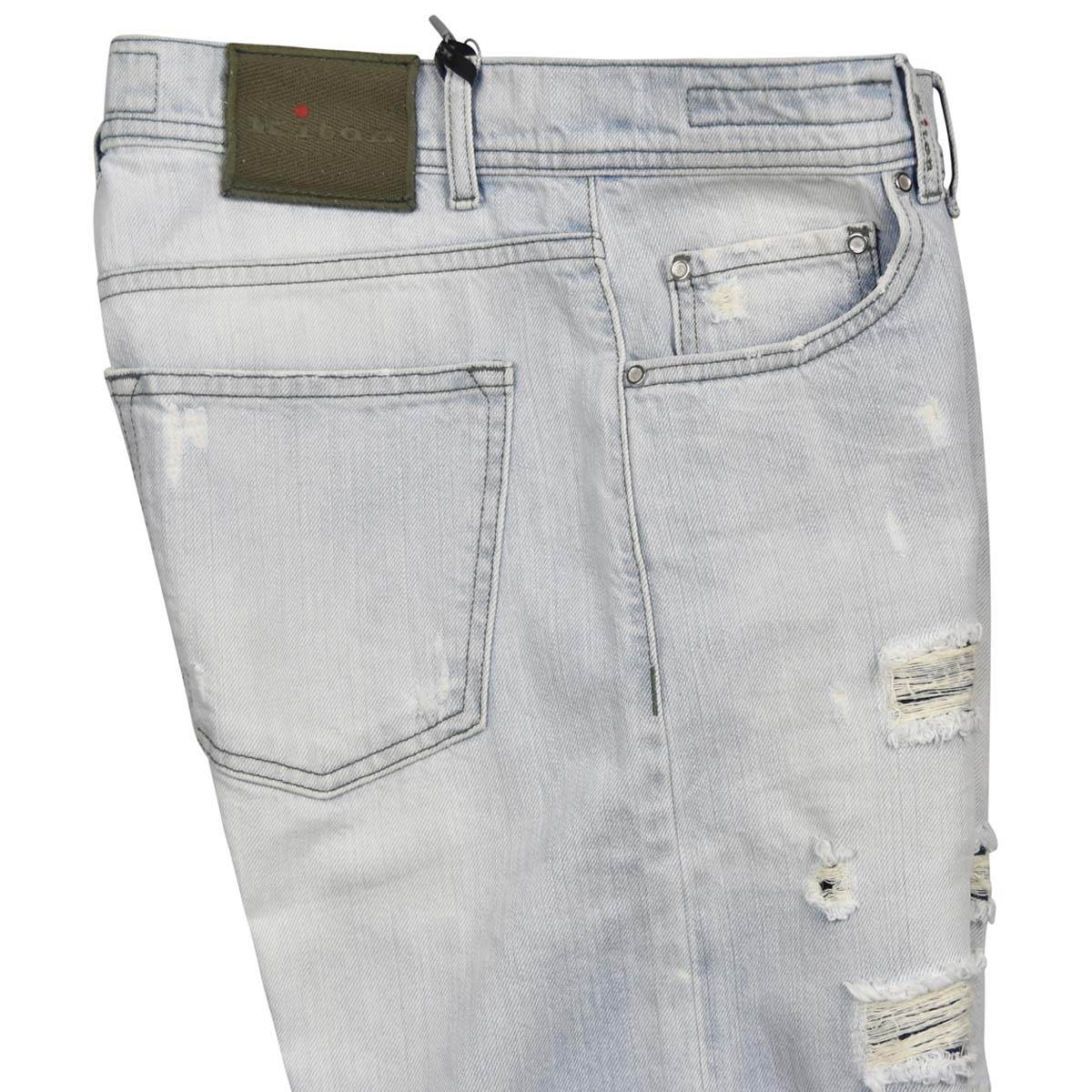 KITON Light Blue Cotton Jeans Limited Edition 22 of 70