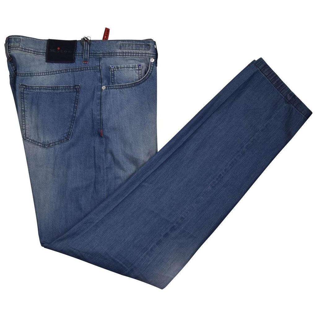 Kiton KITON Blue Cotton Jeans Blue 000