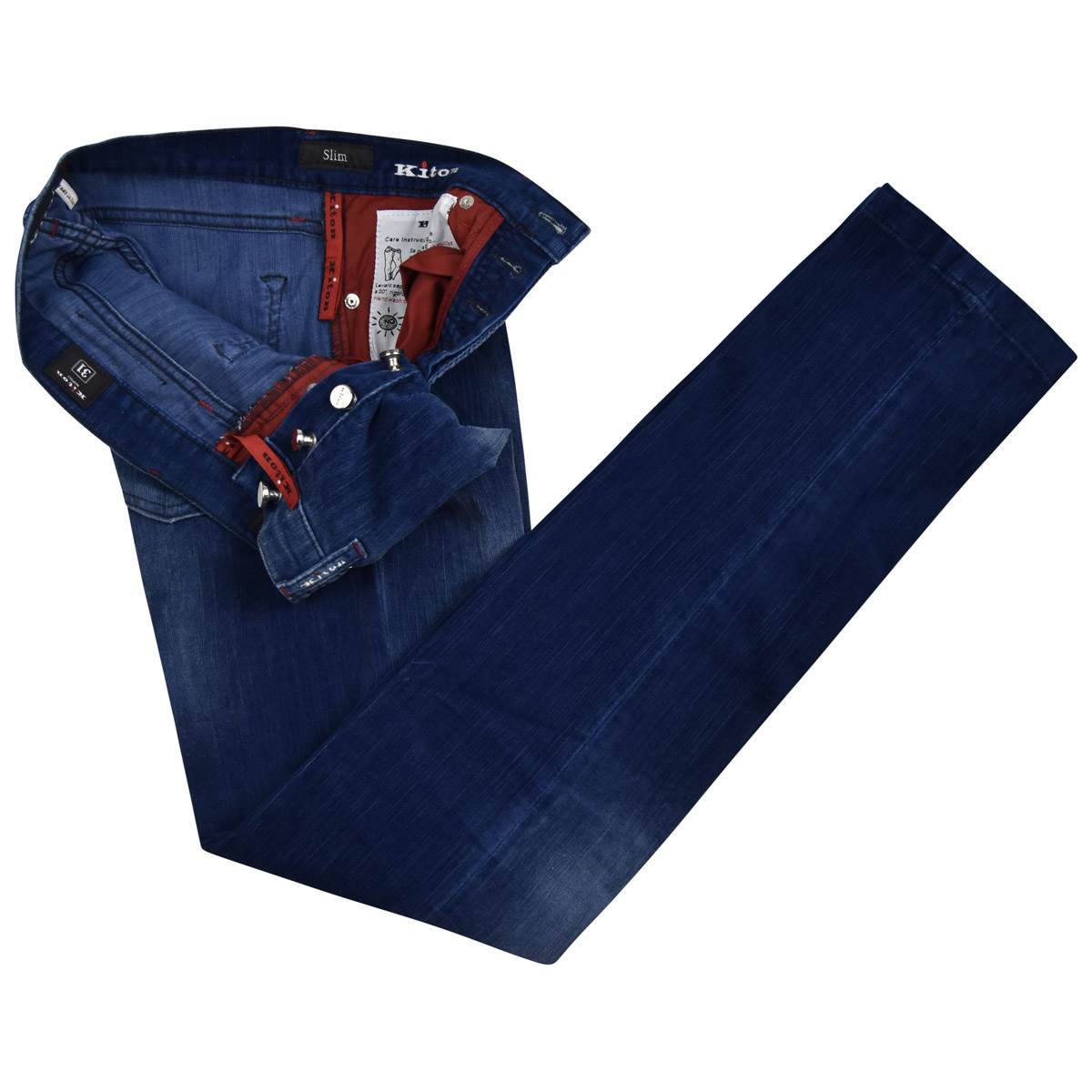 Kiton KITON Blue Cotton Eme Jeans Blue 001