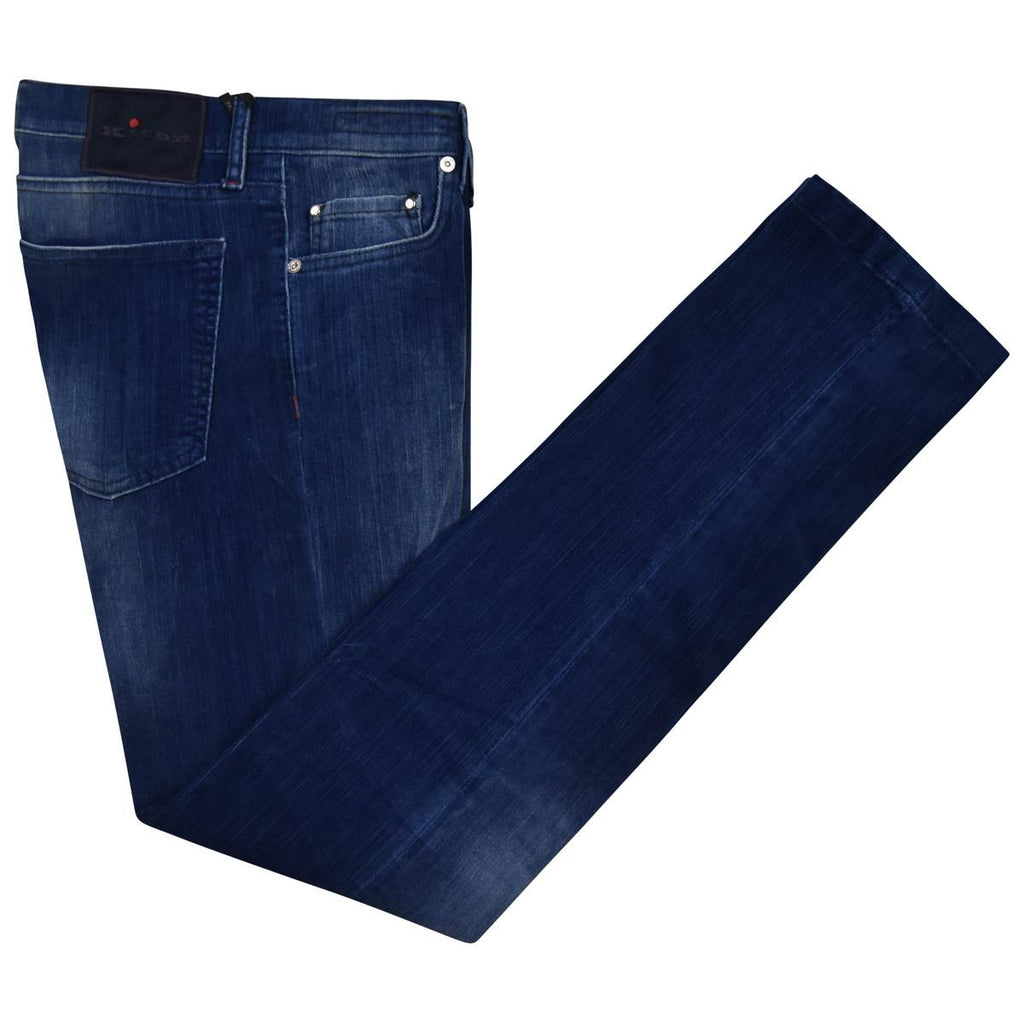 KITON Blue Cotton Eme Jeans