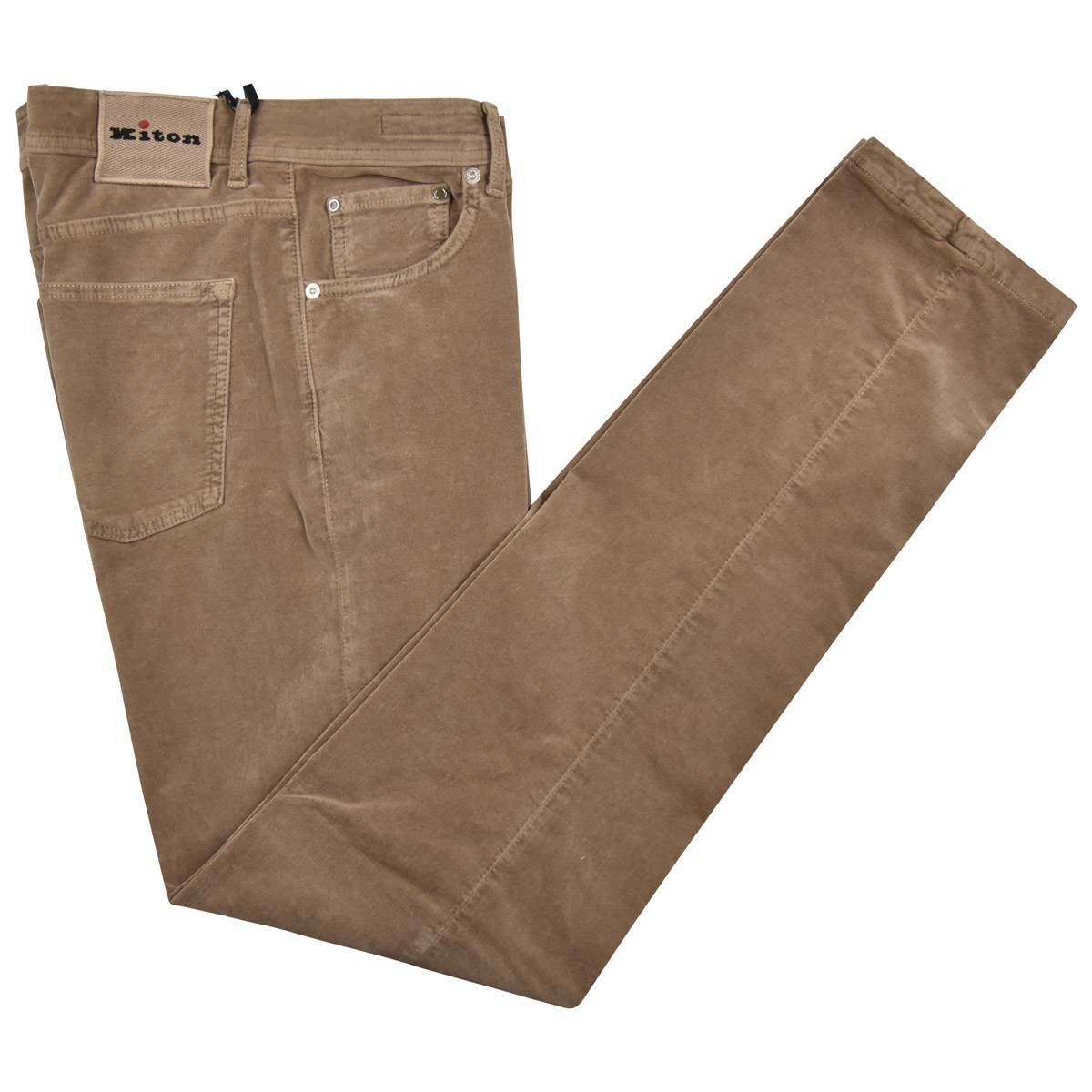 Kiton KITON Light Brown Cotton Ea Jeans Light Brown 000