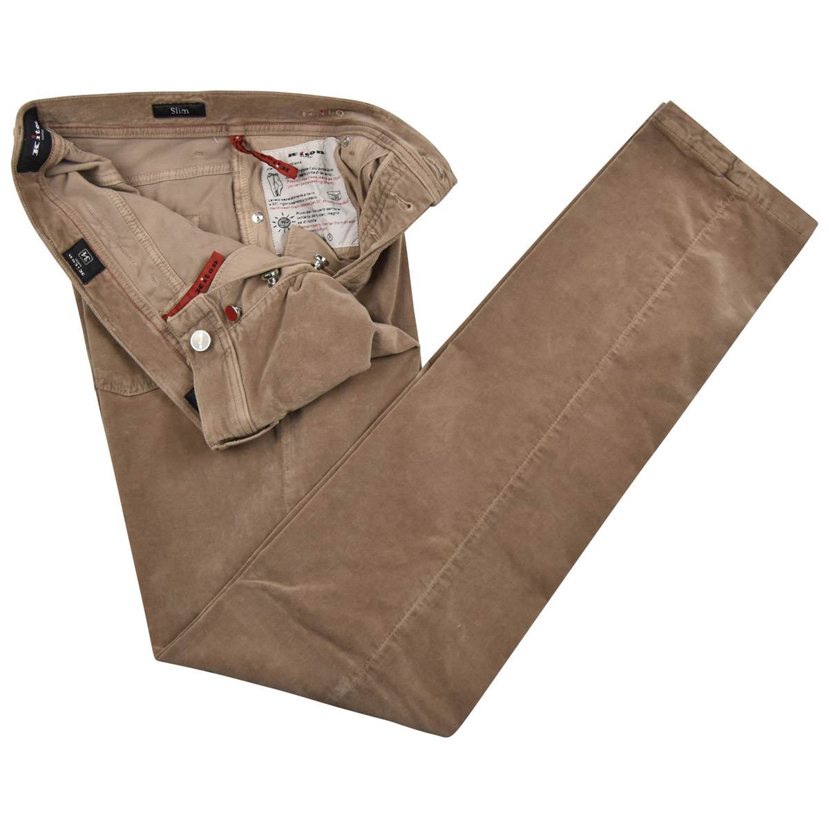 Kiton KITON Light Brown Cotton Ea Jeans Light Brown 001