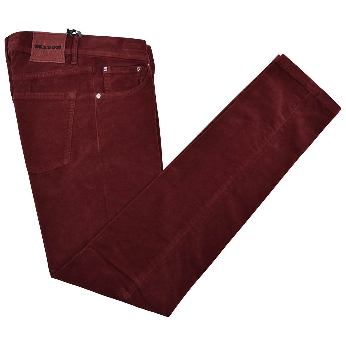 Kiton KITON Red Cotton Ea Jeans Red 000