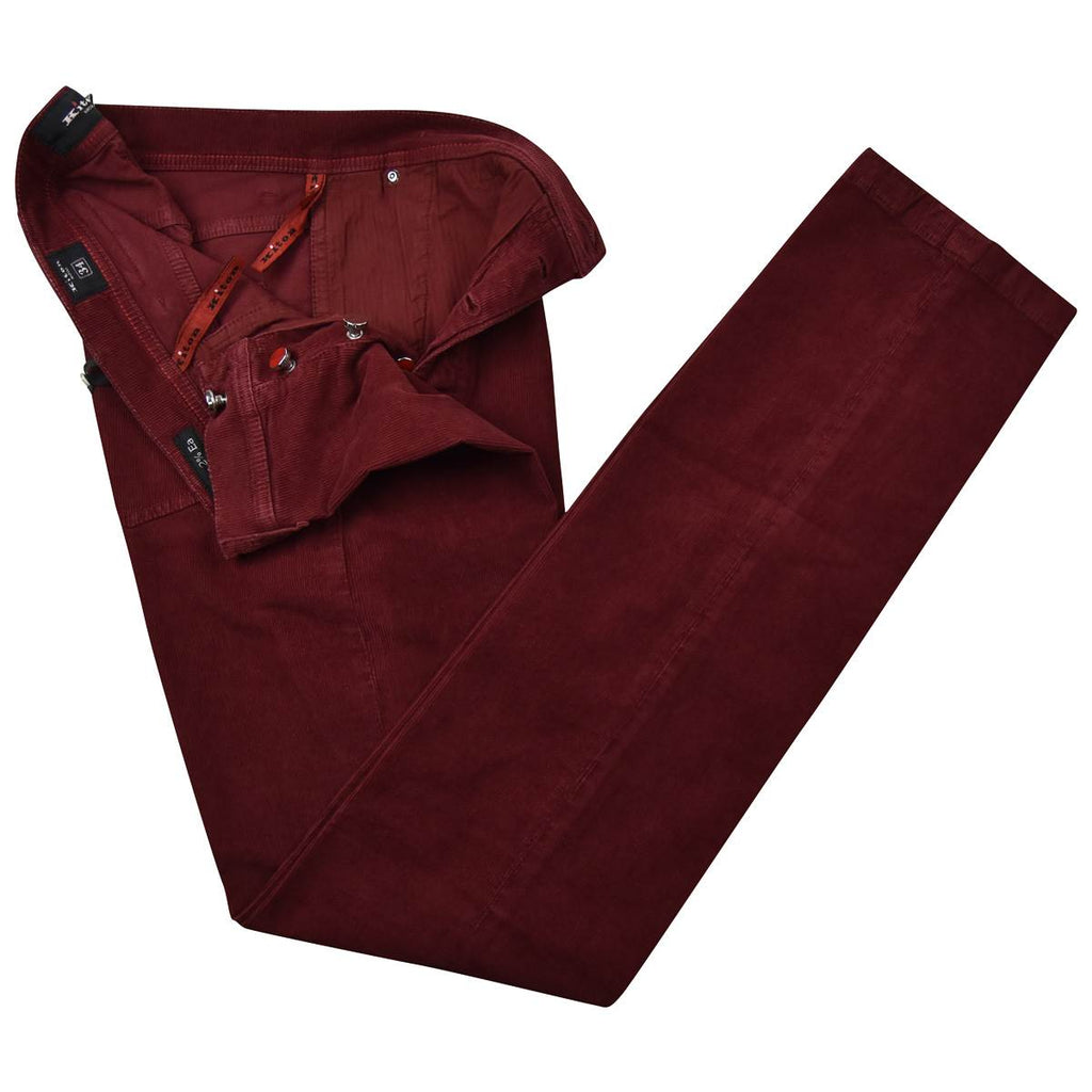 Kiton KITON Red Cotton Ea Jeans Red 001