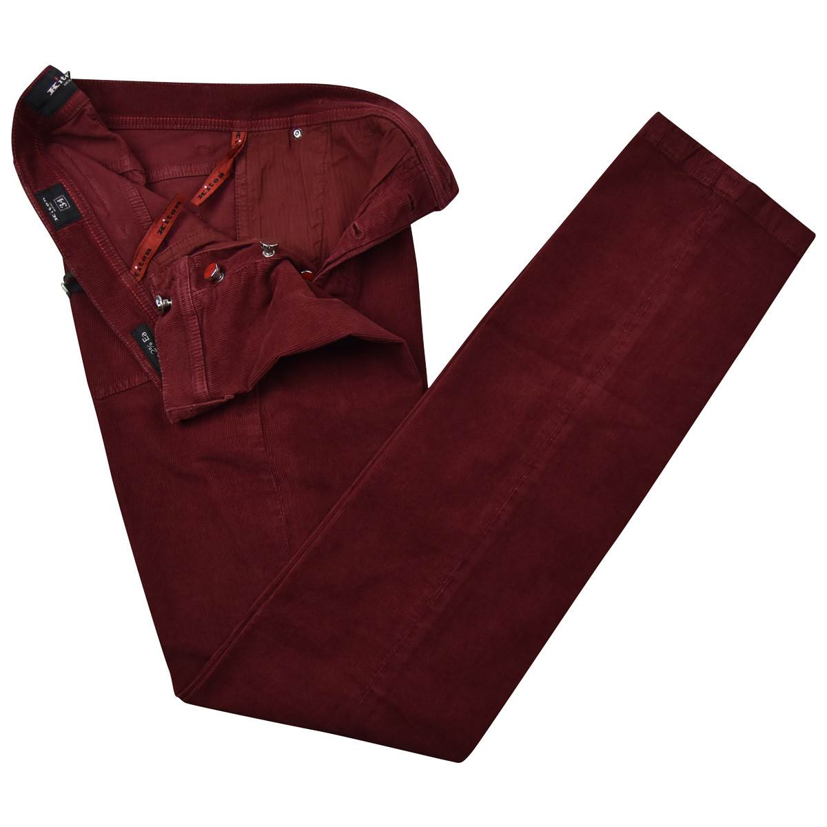 KITON Red Cotton Ea Jeans
