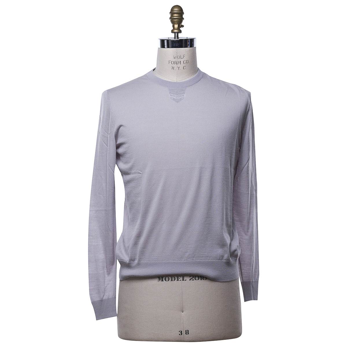 Kiton KITON Gray Wool 14 Micron Sweater Gray 000