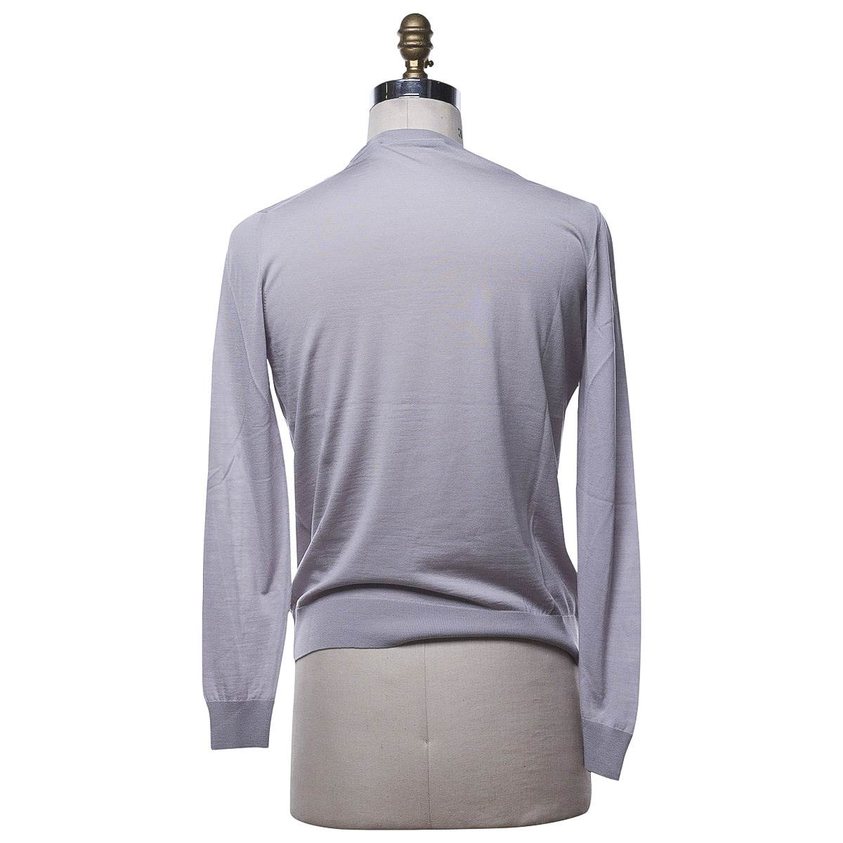KITON Gray Wool 14 Micron Sweater