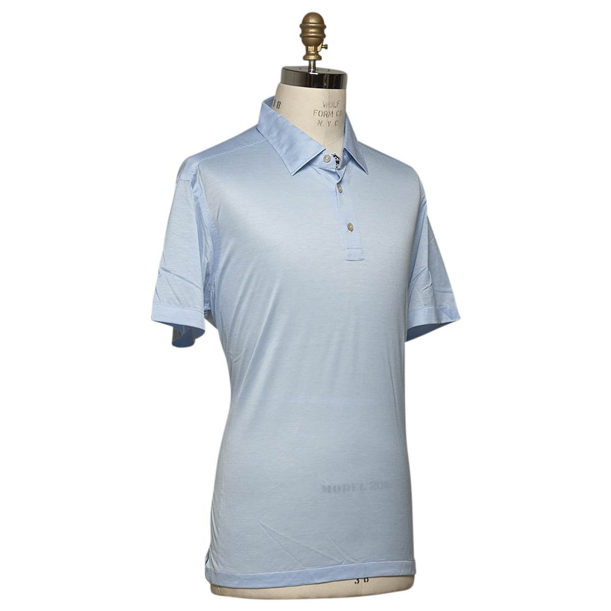 Kiton KITON Light Blue Cotton Polo Light Blue 001