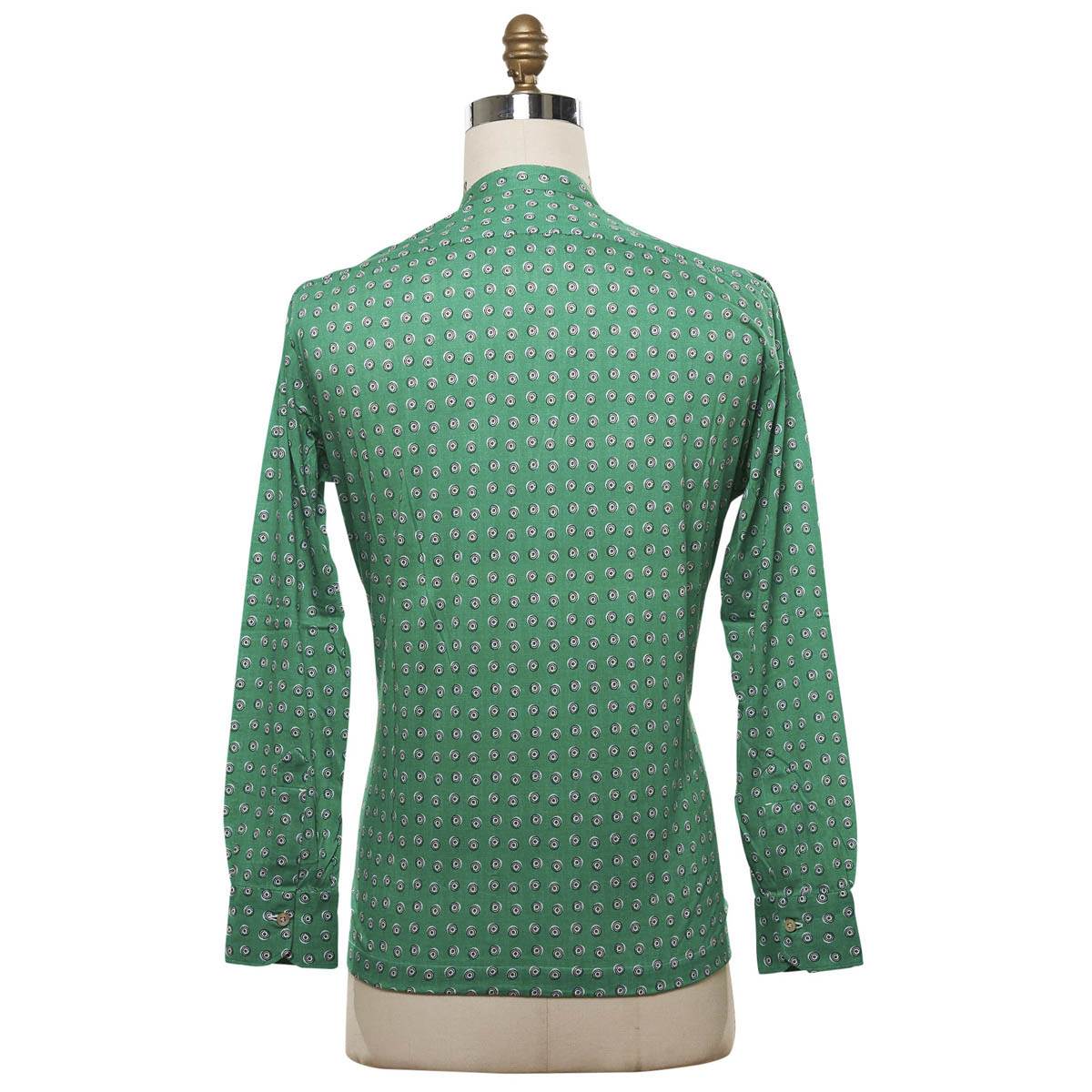 KITON Green Cotton Shirt