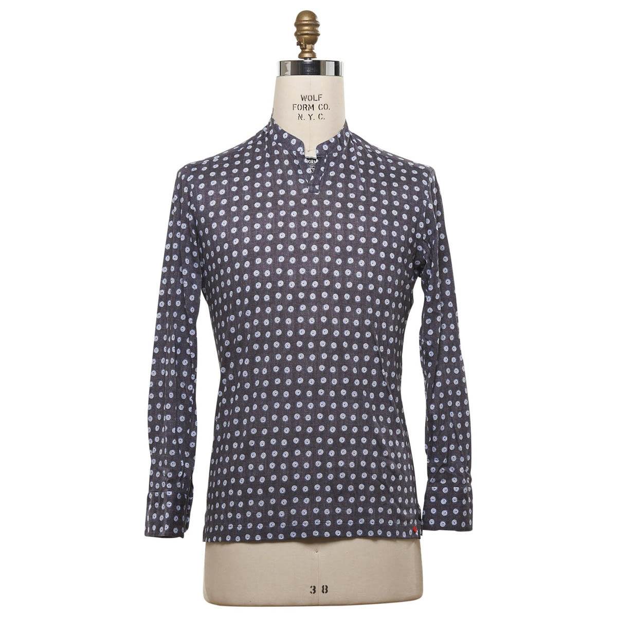 Kiton KITON Gray Cotton Shirt Gray 000