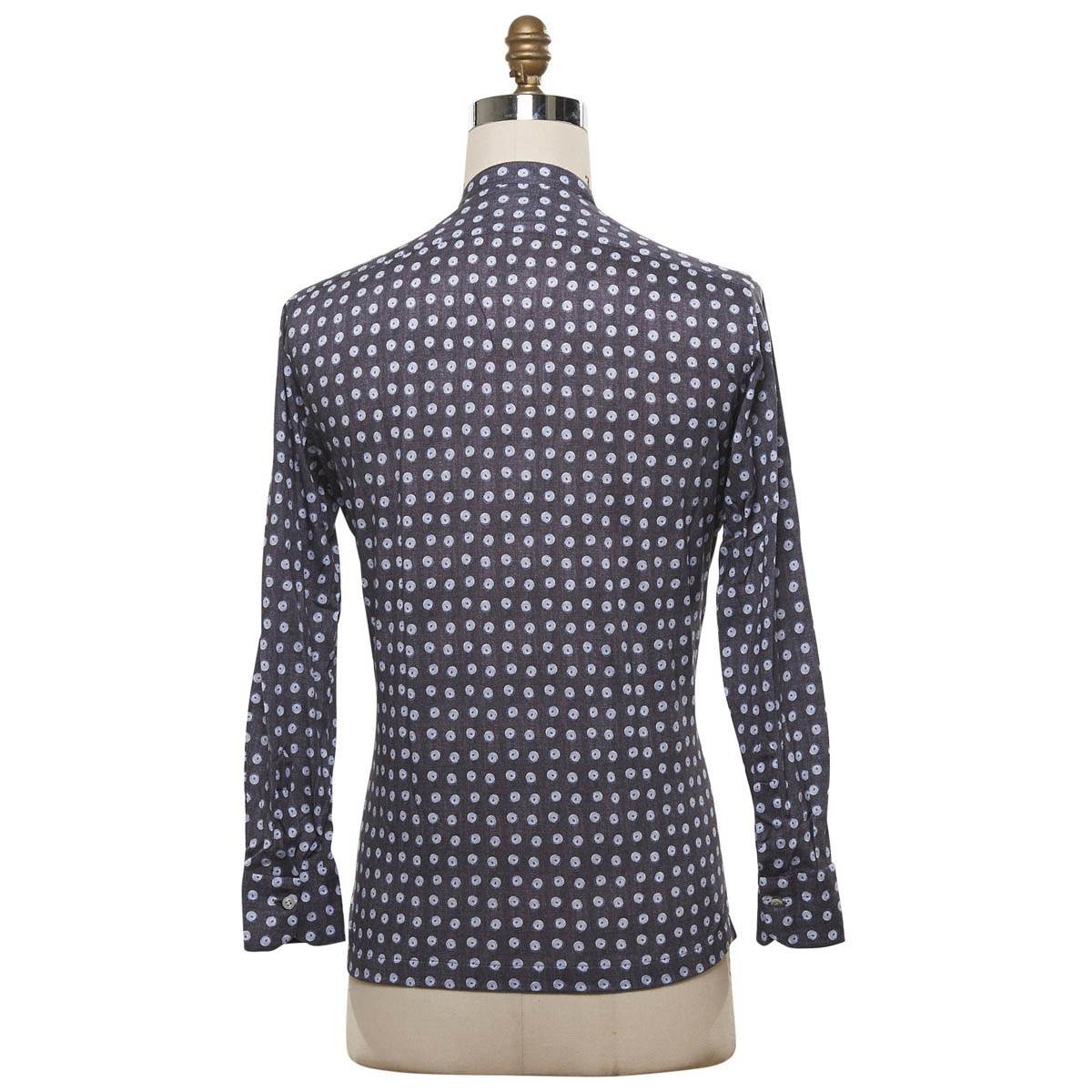 KITON Gray Cotton Shirt