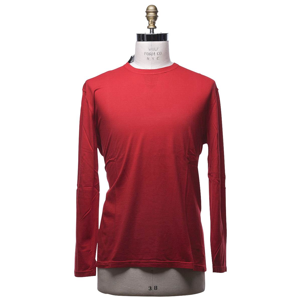 KITON Red Cotton Sweater Crewneck