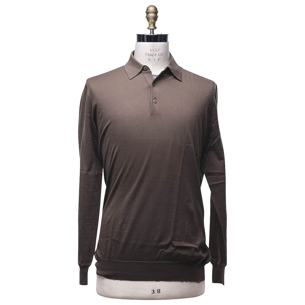 Kiton KITON Beige Cotton Sweater Polo Beige 000