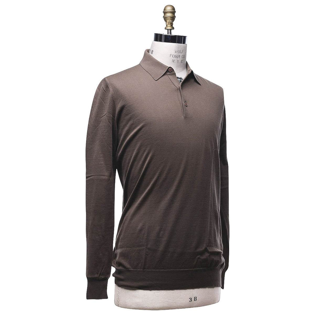 Kiton KITON Beige Cotton Sweater Polo Beige 001
