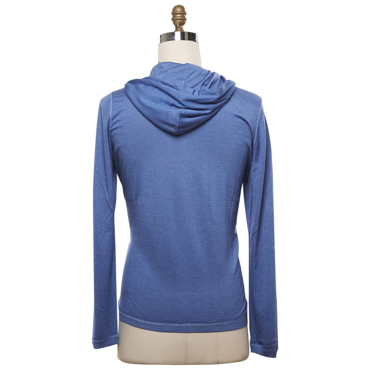 KITON Blue Cashmere Silk Sweater