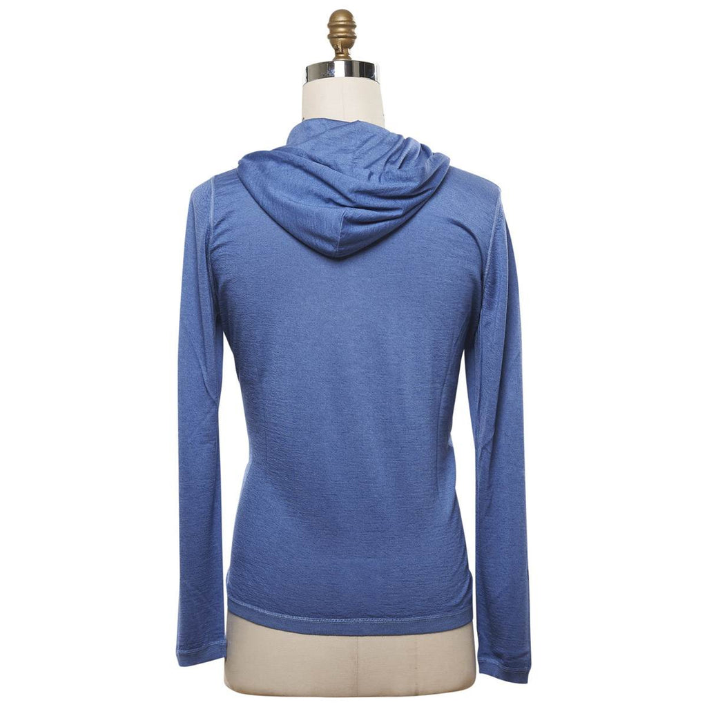KITON Blue Cashmere Silk Sweater