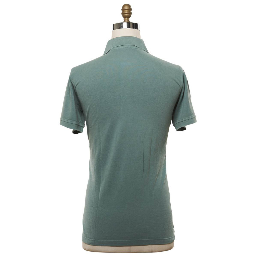 KITON Green Cotton Polo