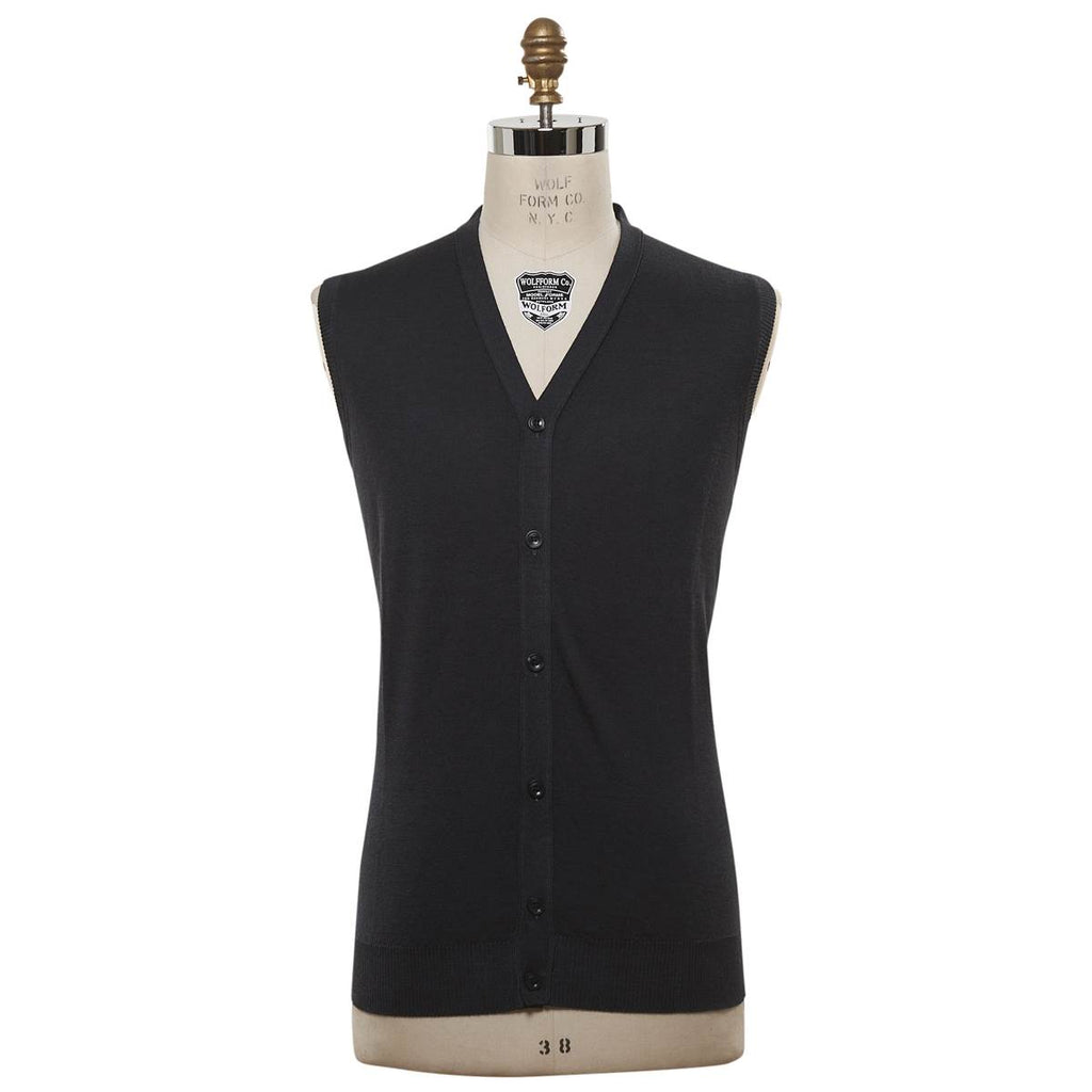 Kiton KITON Gray Cashmere Nuvola Gilet Gray 000