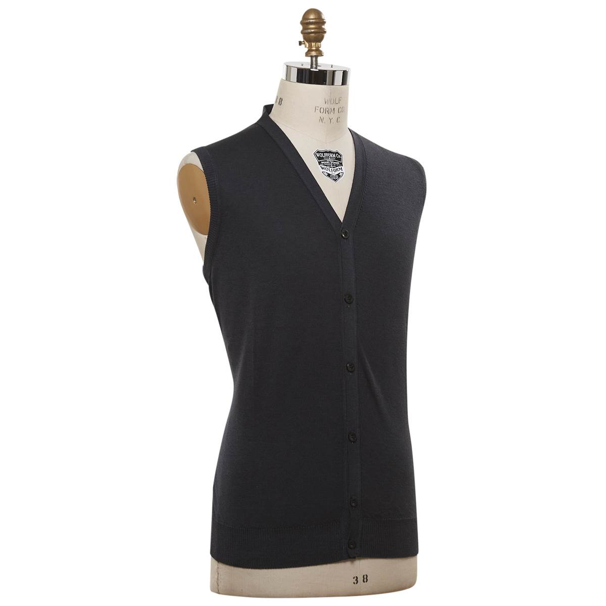 KITON Gray Cashmere Nuvola Gilet