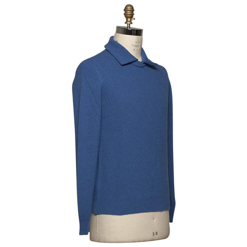 Kiton KITON Blue Cashmere Sweater Blue 001
