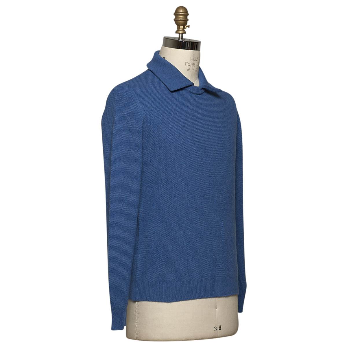 Kiton KITON Blue Cashmere Sweater Blue 001