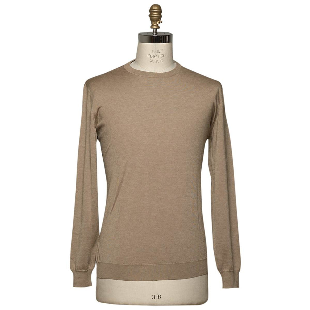 Kiton KITON Beige Cashmere Silk Sweater Crewneck Beige 000