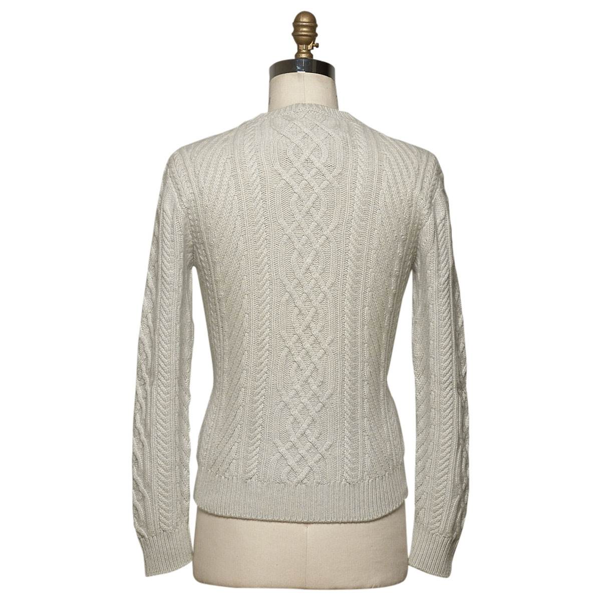 KITON Gray Cashmere Sweater Crewneck