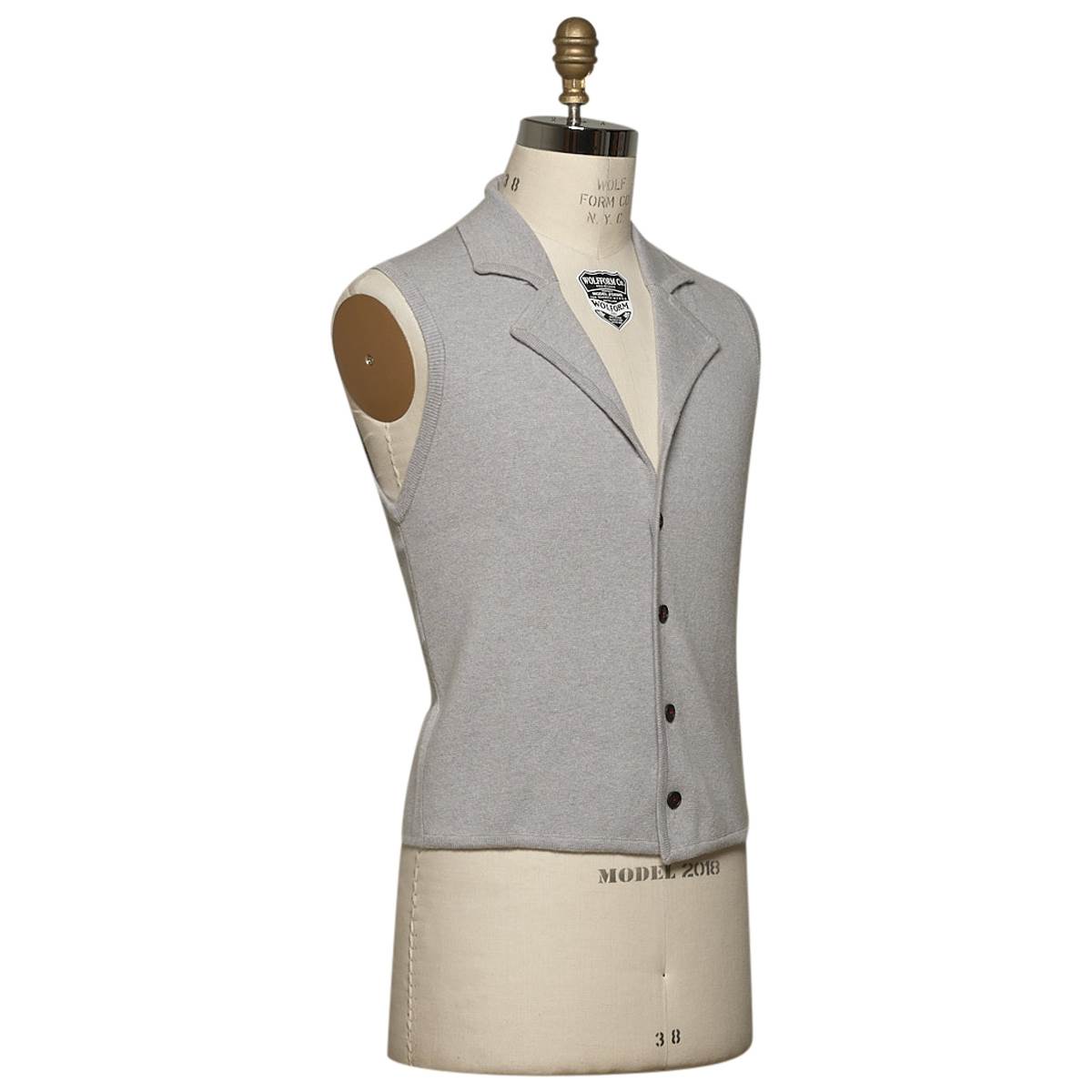 KITON Gray Cashmere Gilet