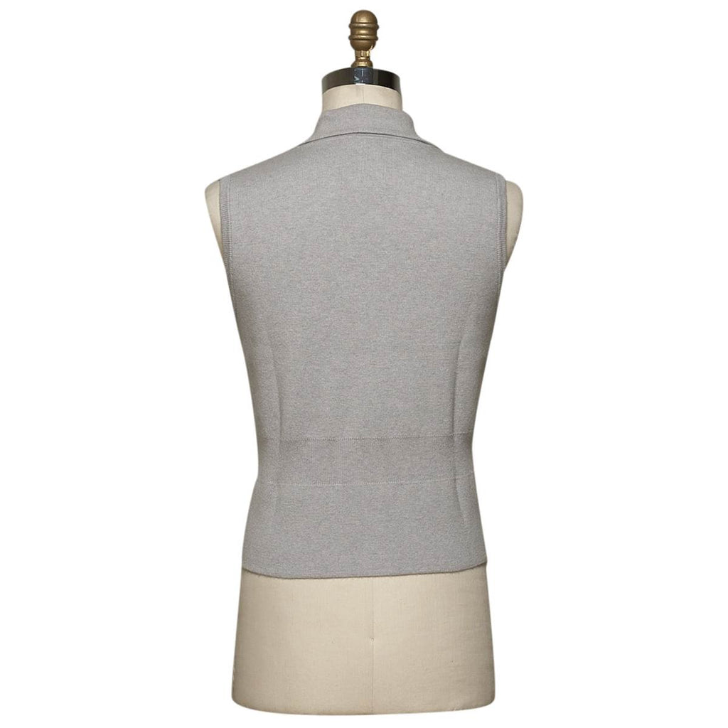 KITON Gray Cashmere Gilet