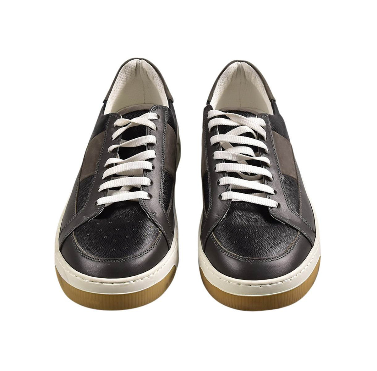 Kiton KITON Multicolour Leather Sneakers Shoes Multicolor 001
