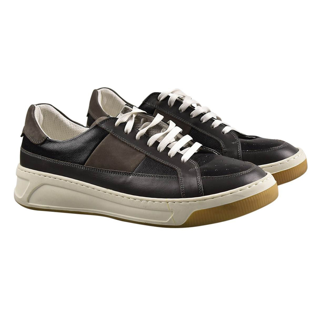 KITON Multicolour Leather Sneakers Shoes