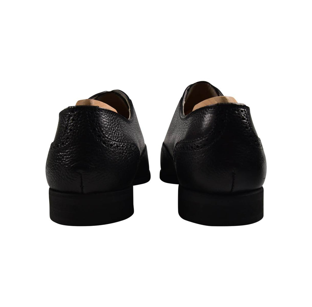 KITON Black Leather Dress Shoes
