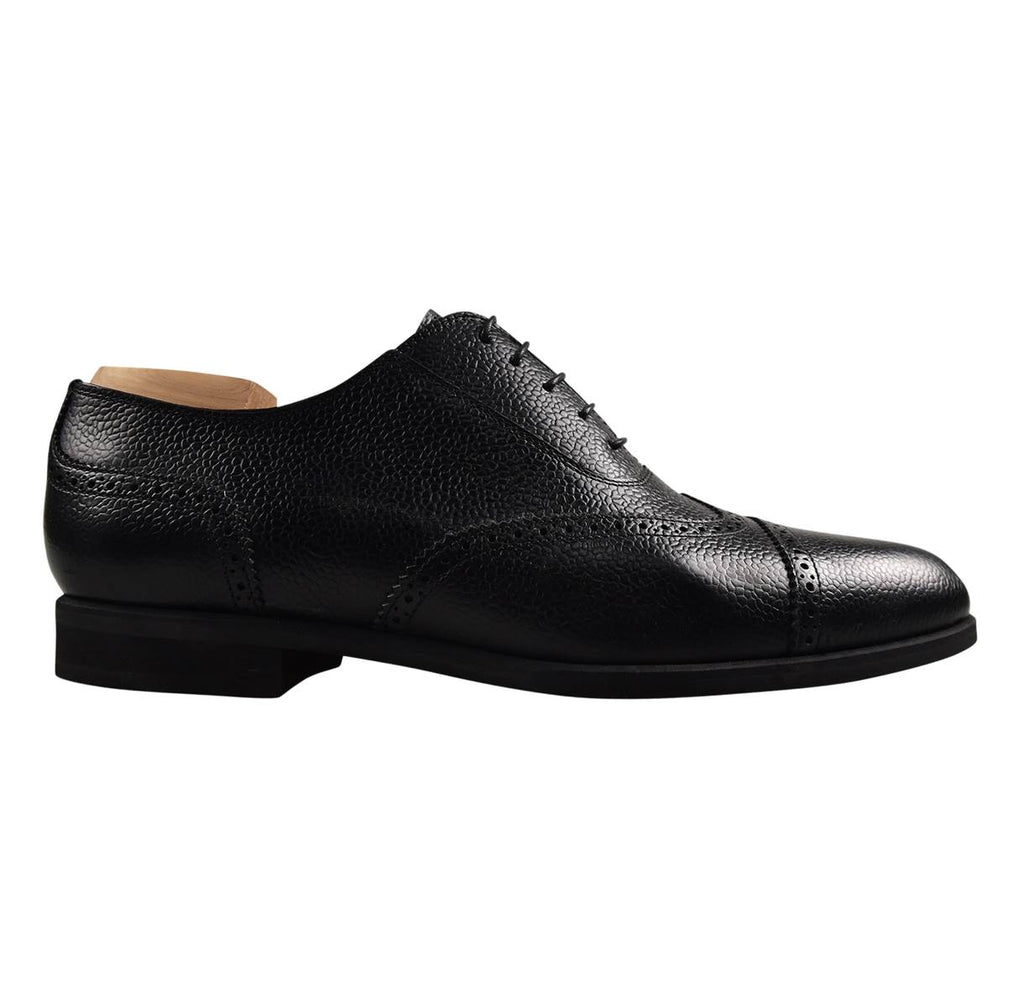 KITON Black Leather Dress Shoes