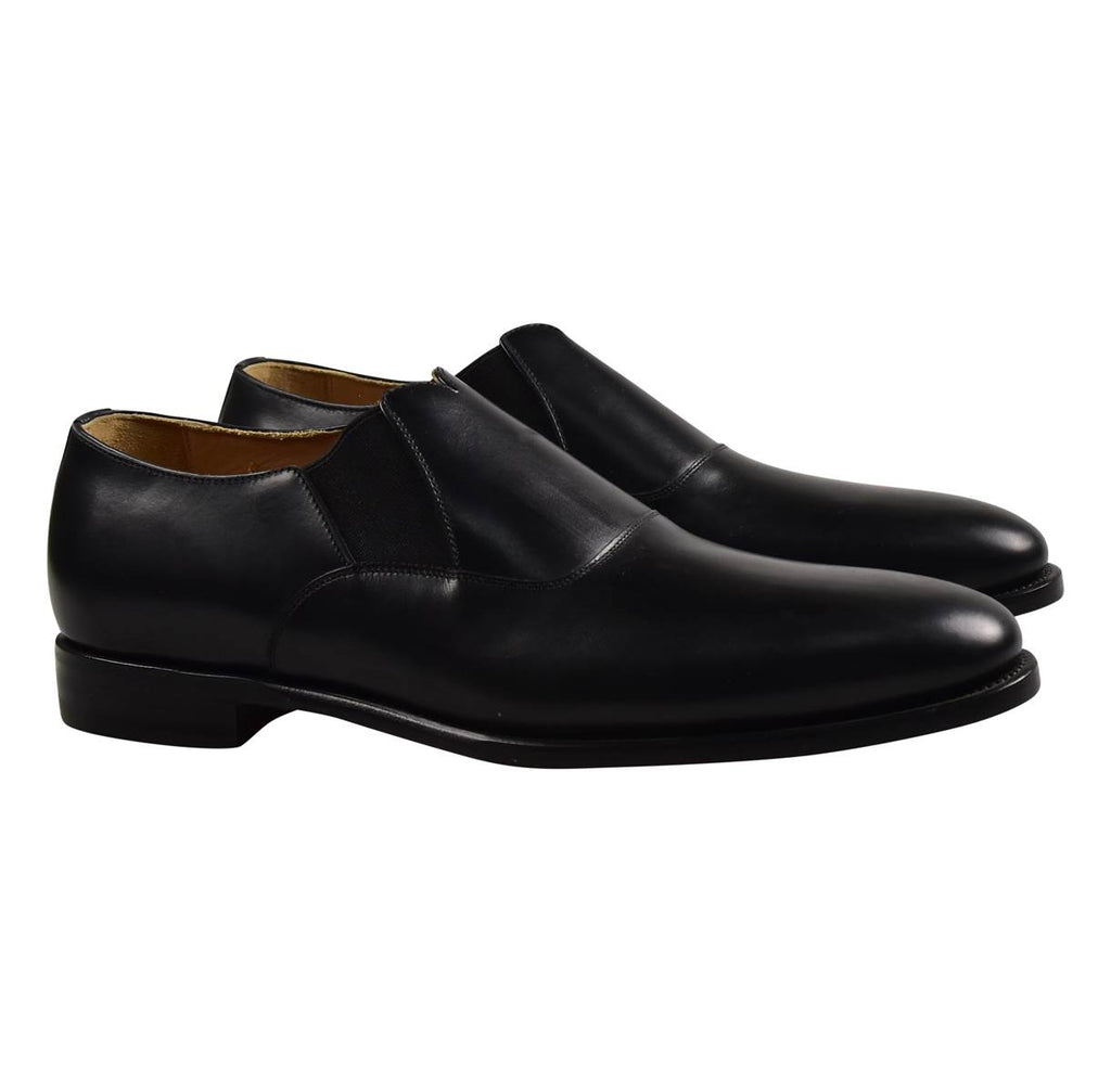 Kiton KITON Black Leather Dress Shoes Black 000