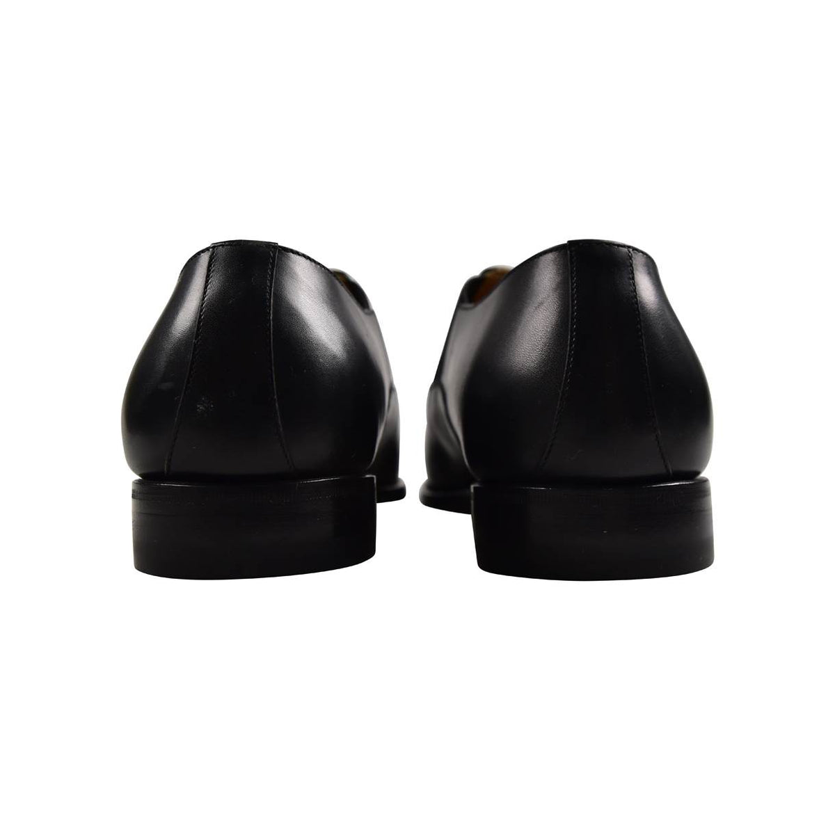 KITON Black Leather Dress Shoes