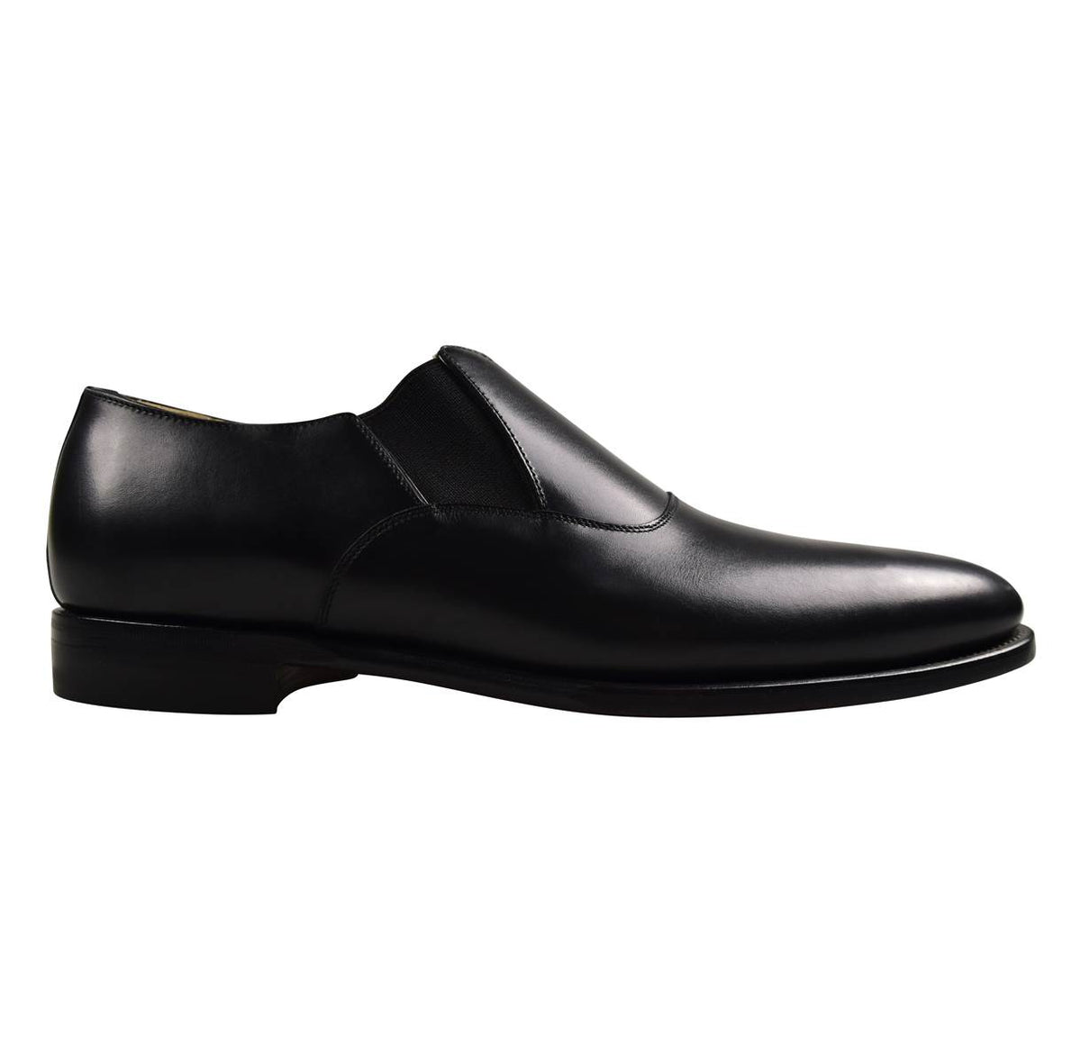 KITON Black Leather Dress Shoes