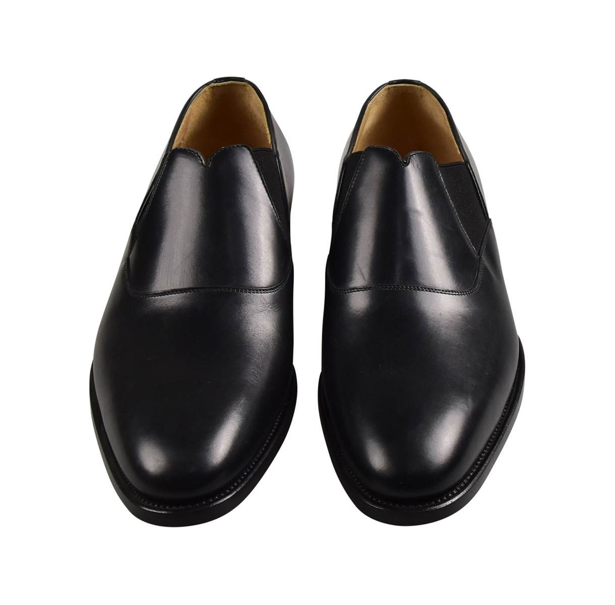 KITON Black Leather Dress Shoes