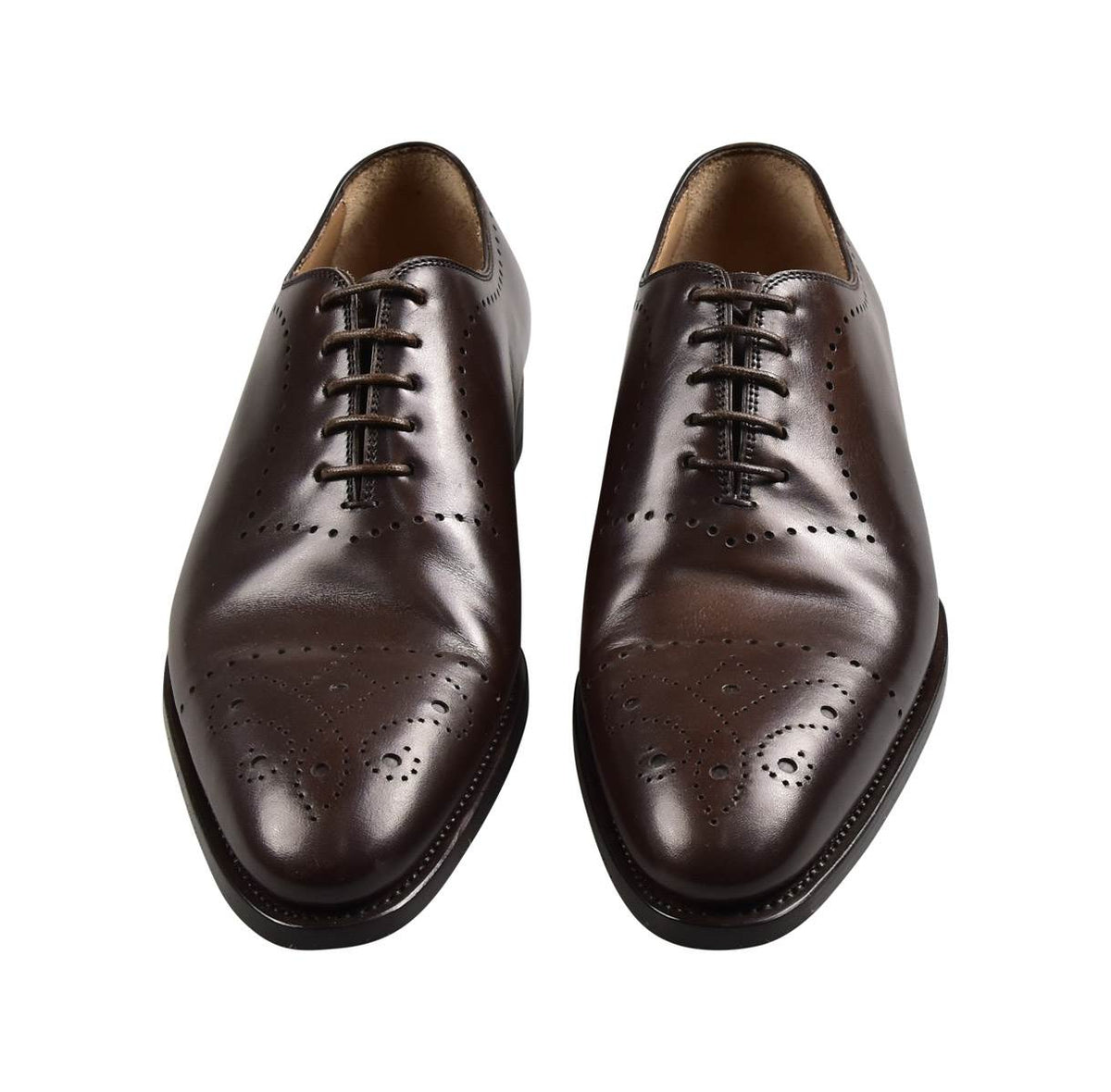 Kiton KITON Brown Leather Dress Shoes Brown 001