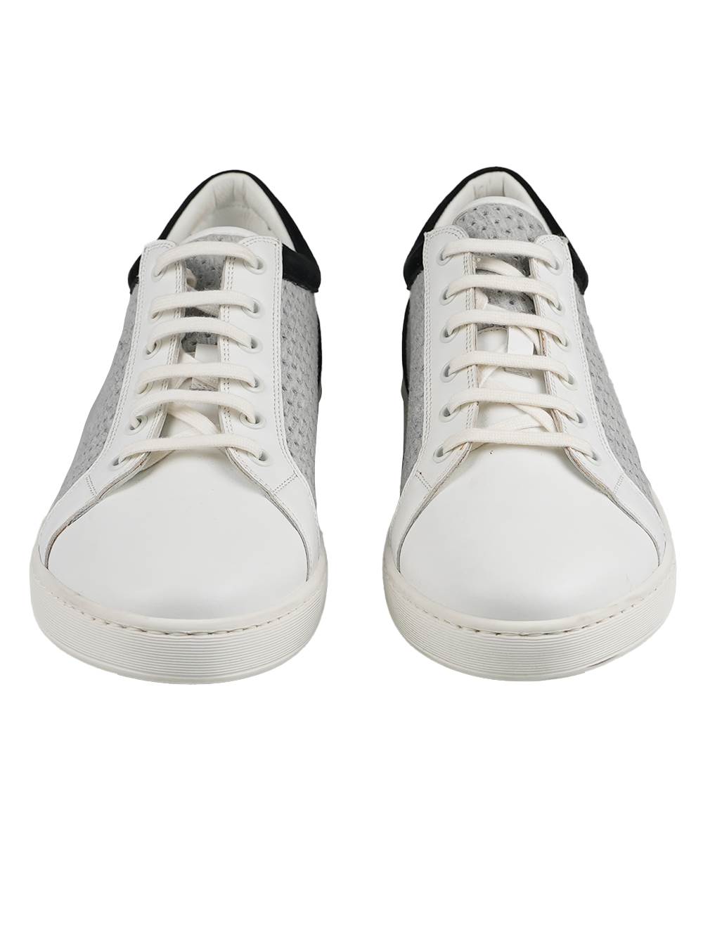 Kiton Kiton Multicolor Leather Cotton Sneakers Multicolor 001