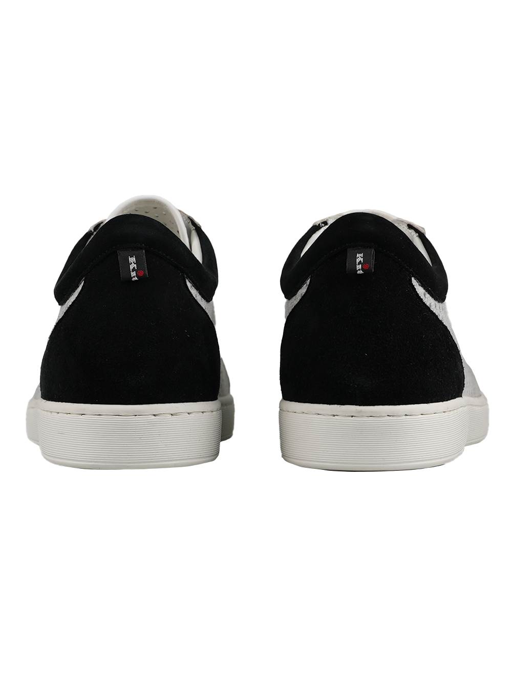 Kiton Multicolor Leather Cotton Sneakers